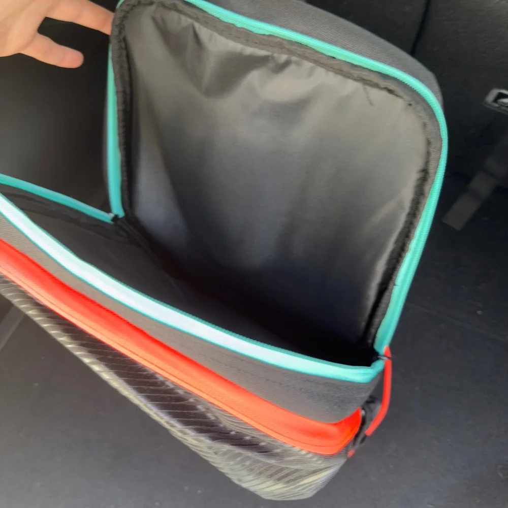 NWT HEAD Tour Tennis Pickleball Backpack Black Teal Orange Size Large